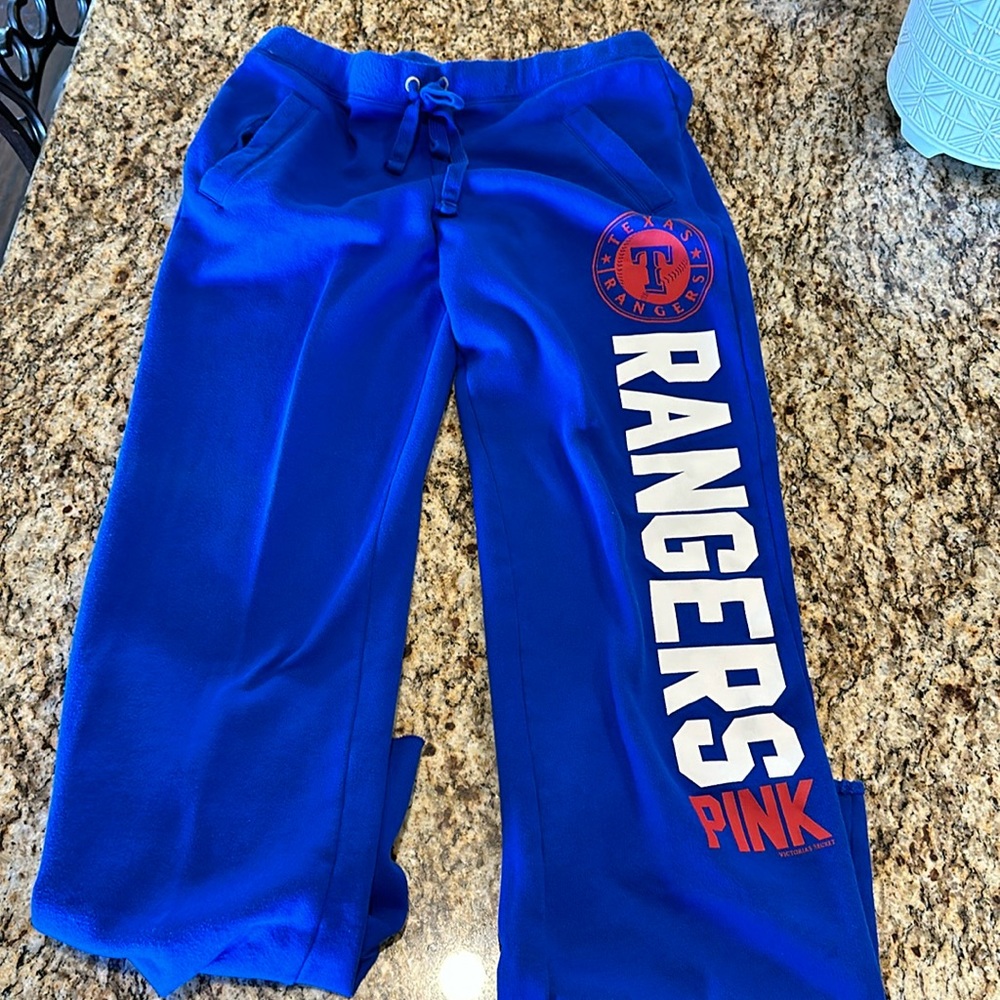 VS PINK Texas Rangers sweat pants -M